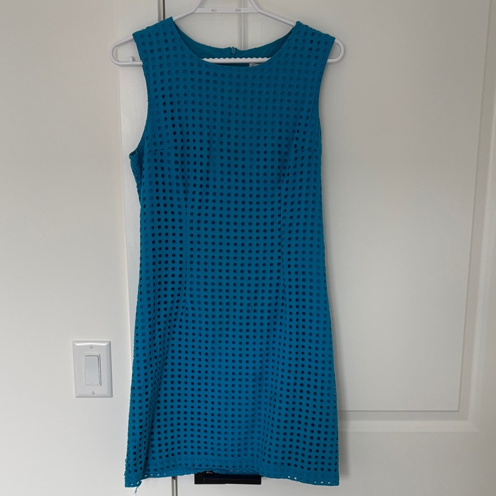 Sleeveless Blue Dress